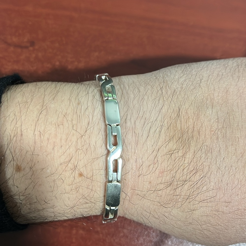 Sterling Silver 925 Solid Bracelet - image 7